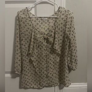 Cream Bowl Blouse